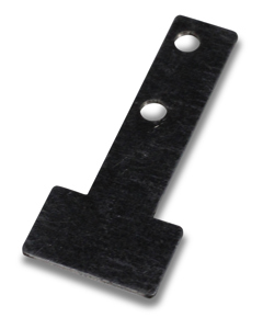 End piece f/sheet metal perch1485 28mm wide w/integr perch